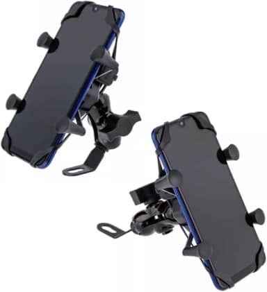 Suporte Celular Universal Para Motos e Bicicleta Com Carregador Universal Usb Garra X Fixação No Retrovisor Ou Guidão Segurança E Conveniência Em Suas Mãos PREMIUM, GOLLATE®