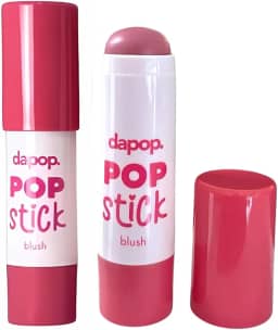 Pop Stick Blush em Bastão, 4 Tonalidades, Enriquecido com Vitamina E e Manteiga de Karité - Maquiagem (01, Padrão)