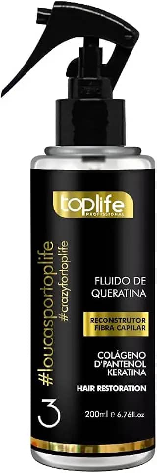 Fluído de Queratina para Tratamento (Reconstrução) Capilar Toplife 200ml