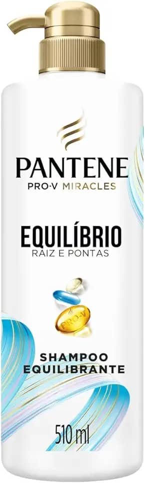 Shampoo Pantene Equilíbrio para cabelos mistos e pontas ressecadas 510 ml