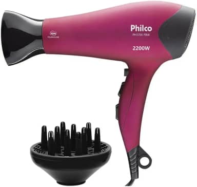 Secador de Cabelos Philco PH3700 Pink Tourmaline 127V