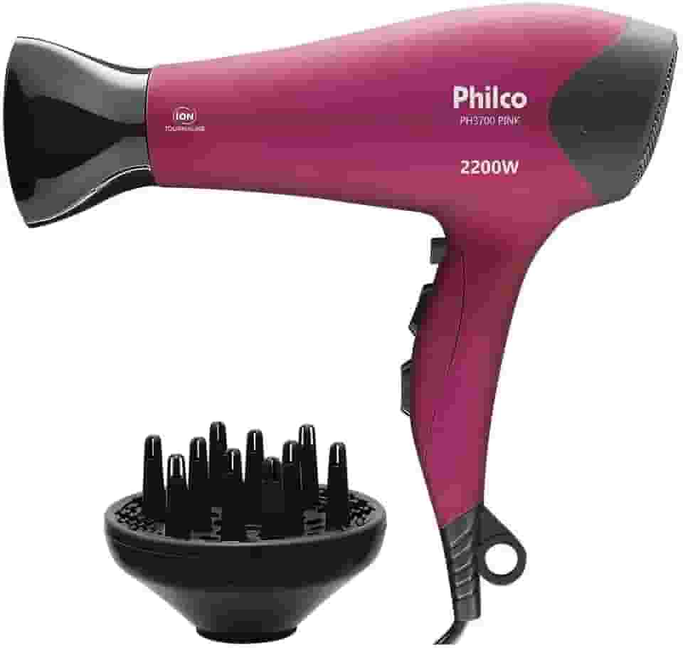Secador de Cabelos Philco PH3700 Pink Tourmaline 127V