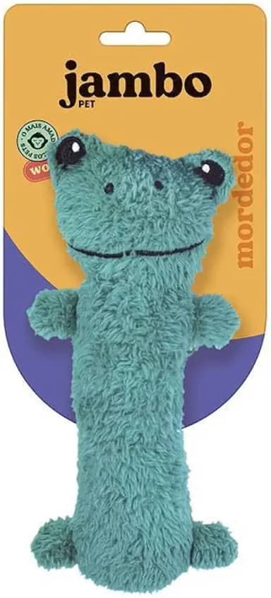 JAMBO PET Brinquedo De Pelúcia Barriguinha Sapo Com Apito, Pode Ser Arremessado, Para Cães