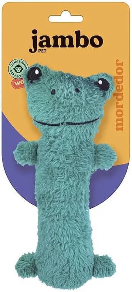 JAMBO PET Brinquedo De Pelúcia Barriguinha Sapo Com Apito, Pode Ser Arremessado, Para Cães