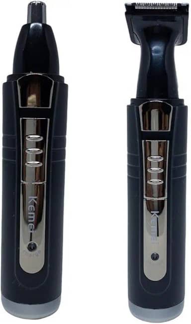 Aparador e Cortador de Pêlos Nariz Recarregável 2 em 1 - Kemei