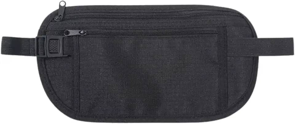 Pochete Doleira Porta-Dólar Antifurto Slim Invisível para Viagem – Porta Dinheiro, Notas e Passaporte com Segurança e Conforto - TYDA