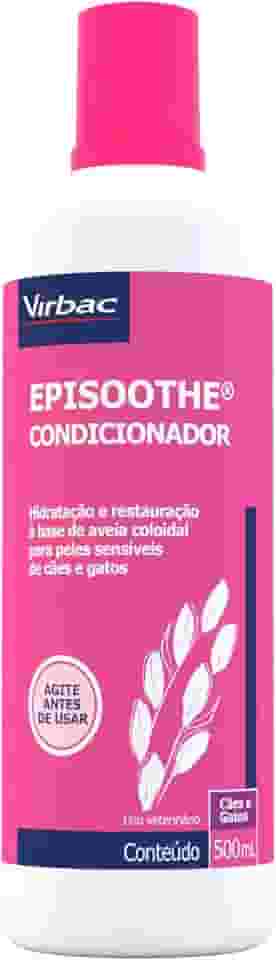Virbac Condicionador Episoothe Tratamento Peles Sensíveis e Irritadas para Cães e Gatos 250mL