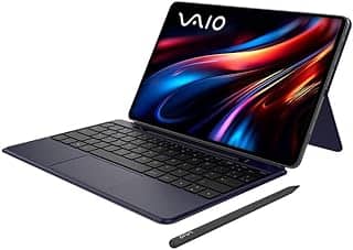Tablet VAIO TL12 8GB 128GB Octa-Core, Tela AMOLED 12.6' 2.5K Com Teclado de Conexão Inteligente e Caneta Ativa, 5G Wifi Câmera 13MP + Selfie 12MP, Android 15 – Preto