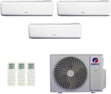 Ar Condicionado Bi Split Gree Inverter G Max 24.000 Btus (2x Cassete 12.000) Quente e Frio 220v R-32