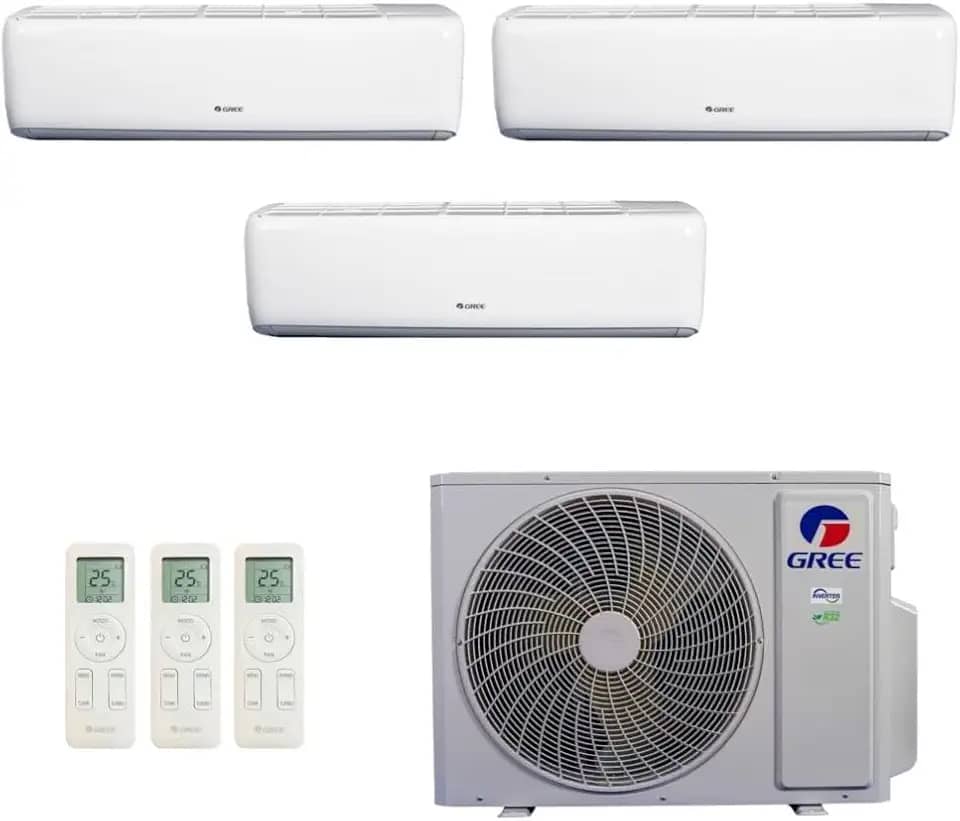 Ar Condicionado Bi Split Gree Inverter G Max 24.000 Btus (2x Cassete 12.000) Quente e Frio 220v R-32
