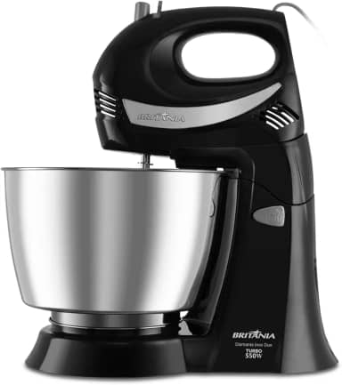 Batedeira Britânia Diamante Inox Turbo Duo 4,3L 550W