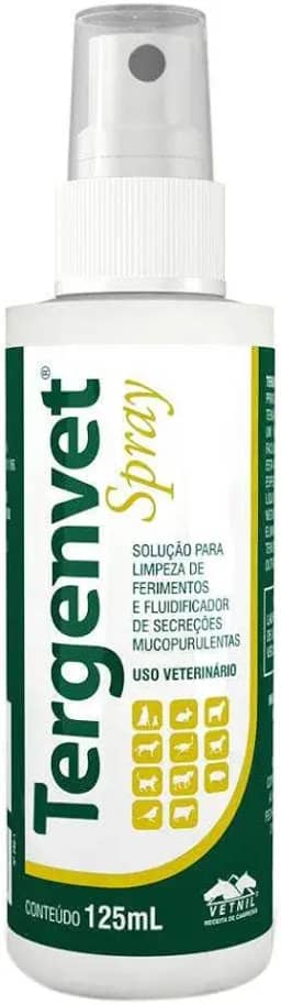 Antisséptico Tergenvet Spray Vetnil 125ml