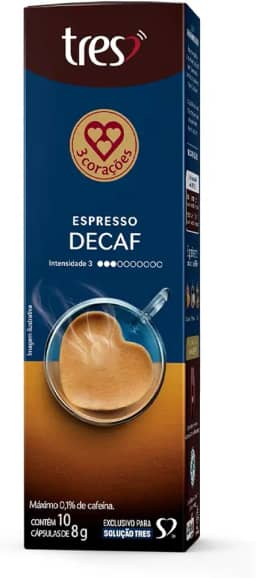 3 Corações Café Espresso Tres Decaf