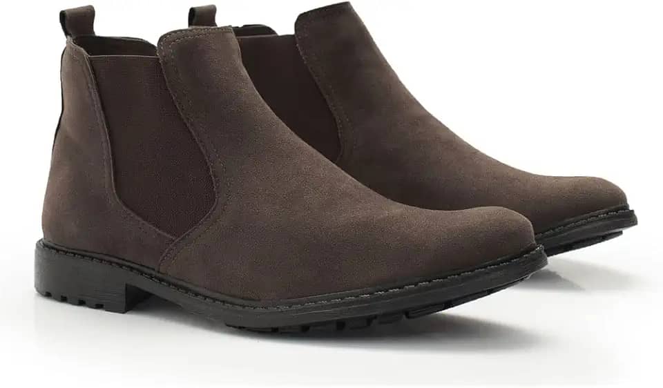 Botina Bota Masculina Chelsea Leve Macia Confortável