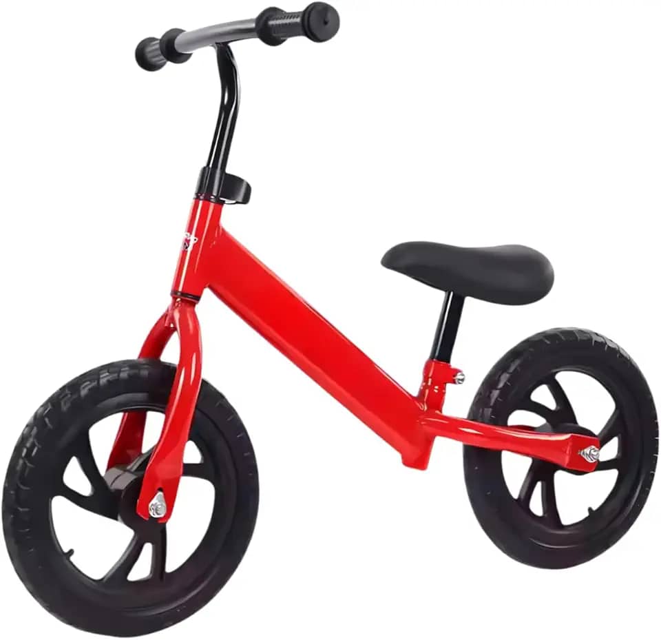 Bicicleta de Equilíbrio Wild Infantil Kidino - Sem Pedal, Balance Bike Estável e Segura +12 Meses – Desenvolve Coordenação Motora e Equilíbrio para Crianças