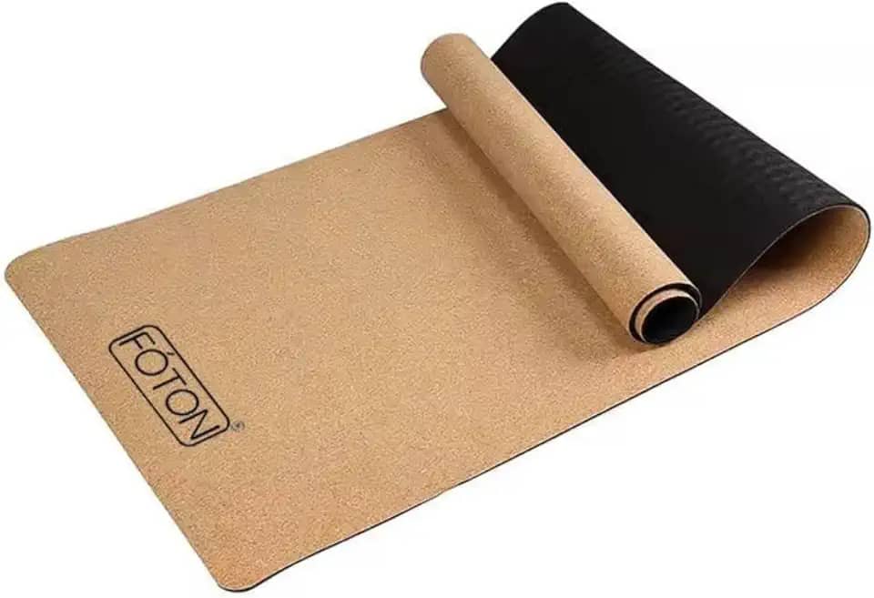 Tapete de Yoga Fóton em Cortiça Ecológica – Antiderrapante, Sustentável e Confortável