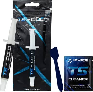 PASTA TÉRMICA TS - COLD 10,5 W/MK SERINGA 4G - IMPLASTEC