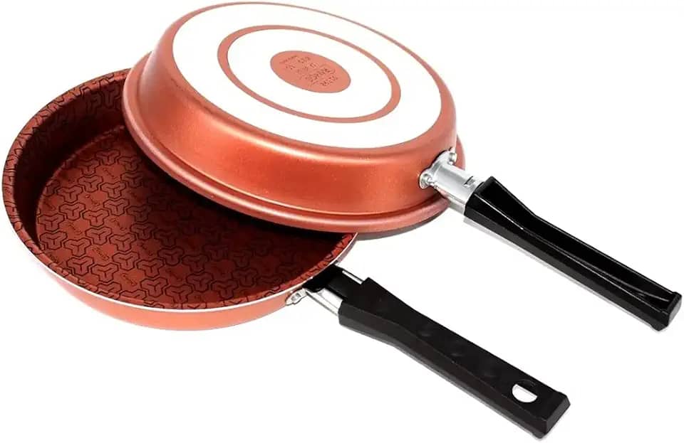 Omeleteira Antiaderente Nº18, Cobre, Ramos