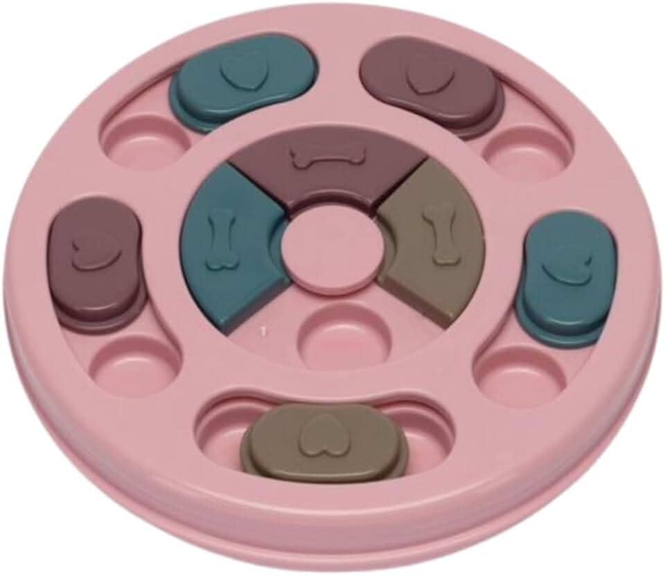 Brinquedo Pet Comedouro Interativo Redondo para Cães e Gatos