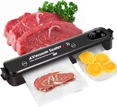 Seladora a Vácuo Portátil Automática – Conserva Alimentos Frescos por Mais Tempo, Compacta, Fácil de Usar e Econômica