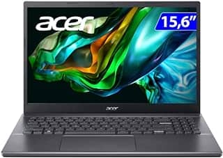 Notebook Acer Aspire 5 A515-57-55B8 Intel Core i5 12º Geração 8GB RAM 256GB SSD (UHD) 15.6' LED Full HD TN 60hz Cinza aço Windows 11H