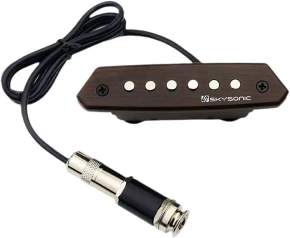 Captador Passivo para Violão, Captador de Instrumento, Redução de Ruído, Fácil Instalação, Alto Rendimento,