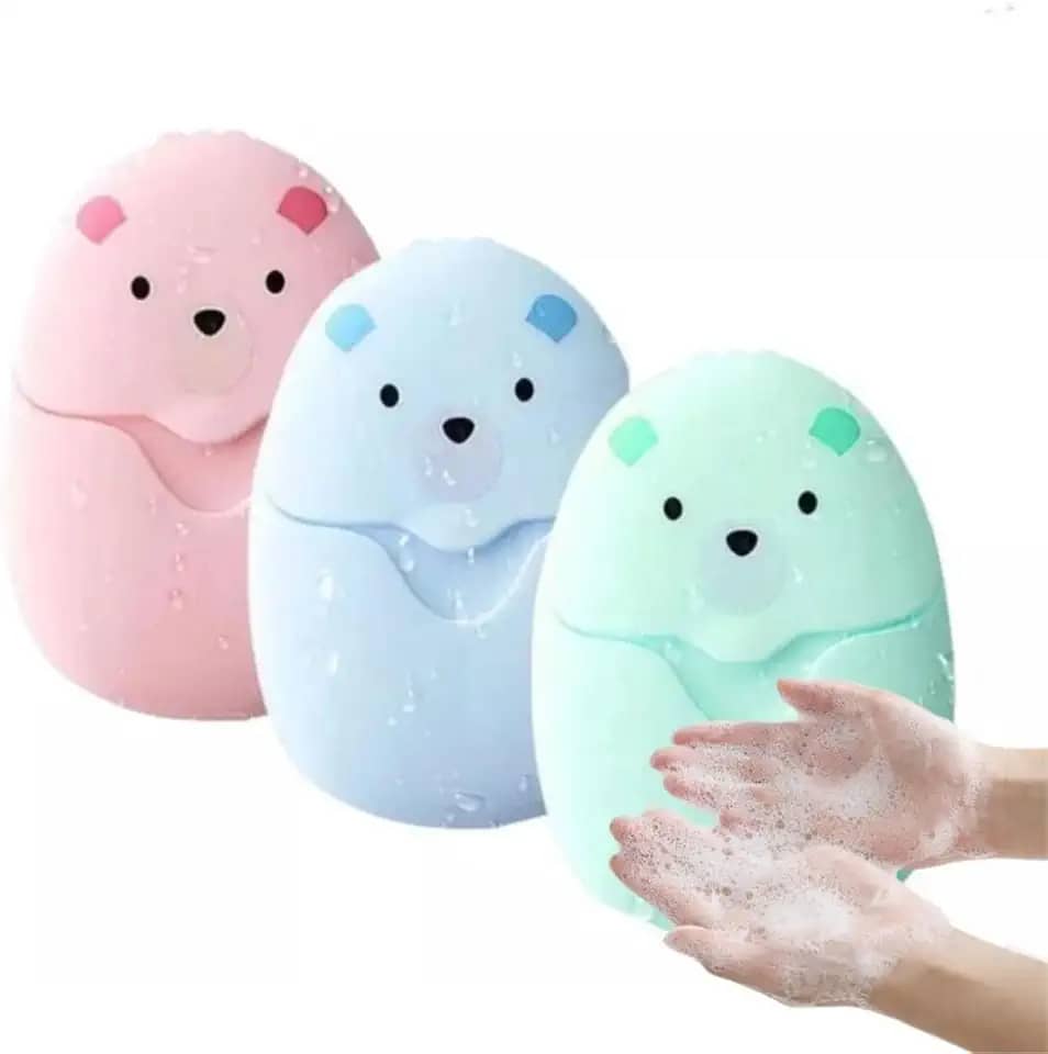 3 Cases Com Sabonete Em Folhas Papel Descartáveis Perfumado Higiênico Para Mãos Portátil Viagens Bolsa- 150 Folhas