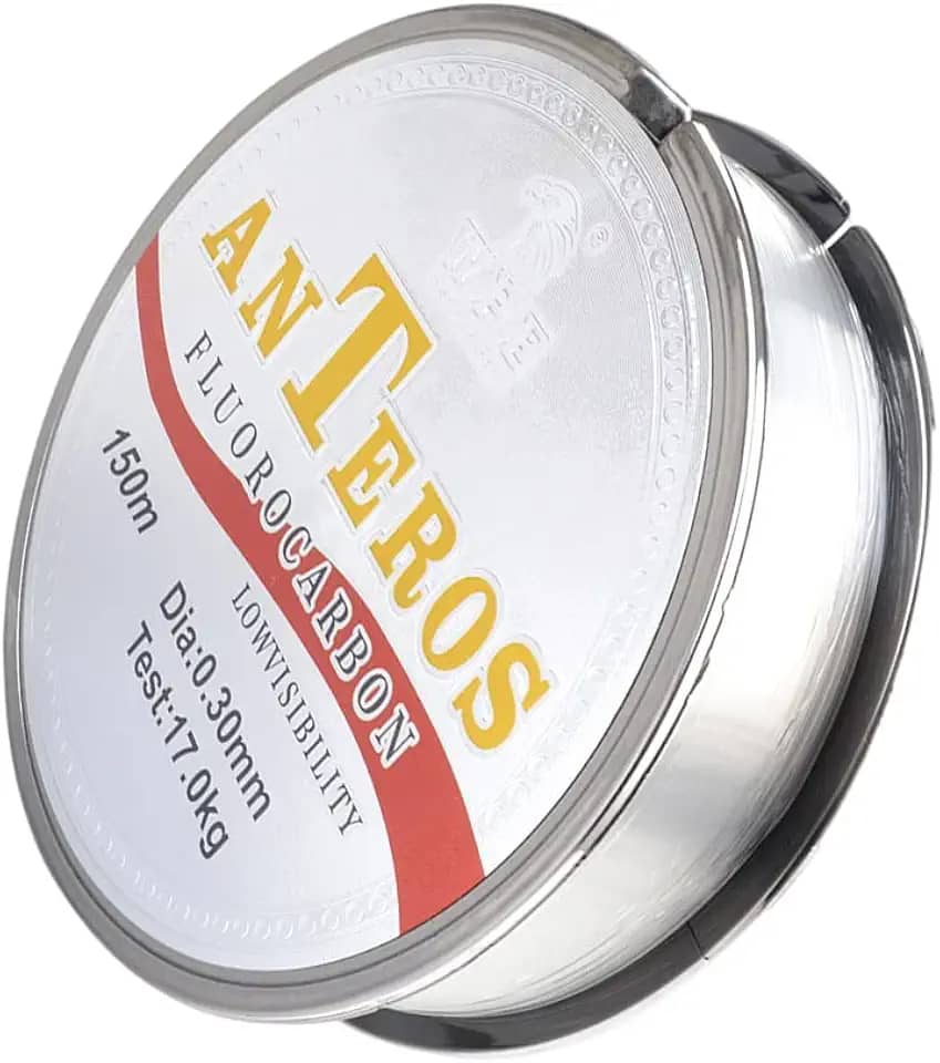 Newmind Linha de pesca de fluorocarbon de 150 m, resistente a impactos, linha líder para acessórios de pesca de trutas de água doce e salgada