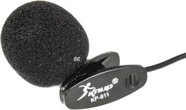 Microfone de Lapela com Fio KNUP KP911