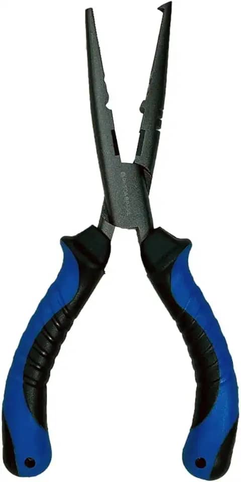 Pesca Brasil, Alicate De Pesca 17,8 Cm Aço CR-V Forjado Multifuncional Antiderrapante, Alligator