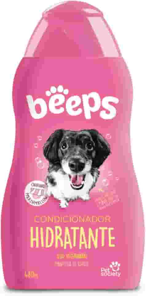 Beeps Condicionador Hidratante 500ml Beeps para Cães, Pet Society