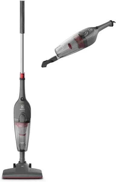 Electrolux, Aspirador pó vertical com fio portátil de mão 2 em 1 potente 1450W cabo 6m capacidade 1,6L filtro HEPA Electrolux STK15 127V Cinza Urban Grey STK