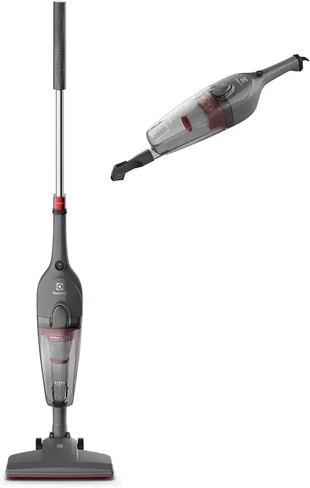 Electrolux, Aspirador pó vertical com fio portátil de mão 2 em 1 potente 1450W cabo 6m capacidade 1,6L filtro HEPA Electrolux STK15 127V Cinza Urban Grey STK