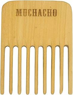 Pente de Madeira para Barba Modelo Garfo Muchacho - Controle o Frizz e Modele Sua Barba com Estilo