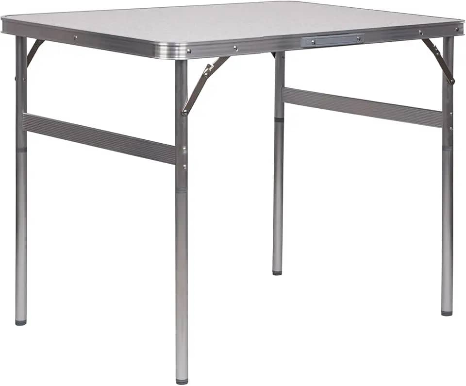 Mesa Dobrável De Alumínio Com Tampo De Mdf, 900 X 600 Mm Palisad