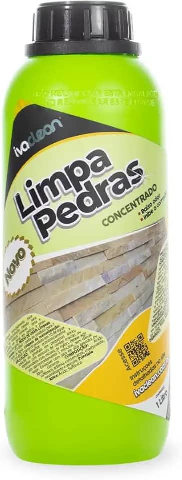Limpa Pedras Biodegradável 1L Ivaclean Limpeza Pesada Baixo Odor Uso Externo Interno Eficiente