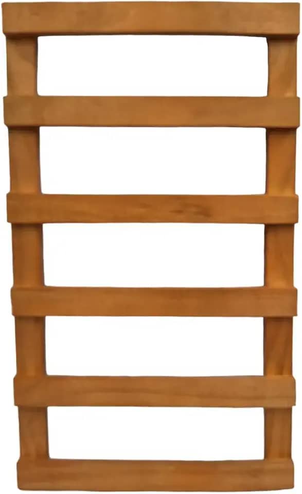 Tudo Jardim Treliça para Plantas Trepadeiras Pinus 30x50 cm Stain Mogno