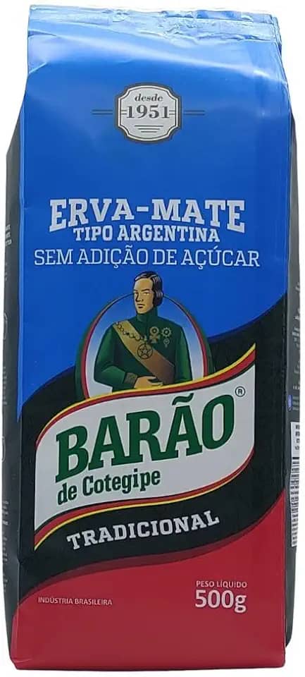 Erva Mate para Chimarrão Barão Tipo Argentina 500gr