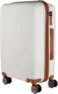 Mala de Viagem Media em Polipropileno 4 rodas 360 - AeroMalas Miami (Branco)