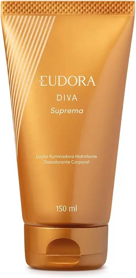 Eudora Diva Suprema Loção Iluminadora Hidratante Desodorante Colônia Corporal 150ml