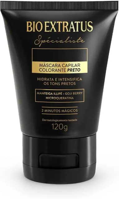 Máscara Spécialiste Colorante Preta Bio Extratus 120g