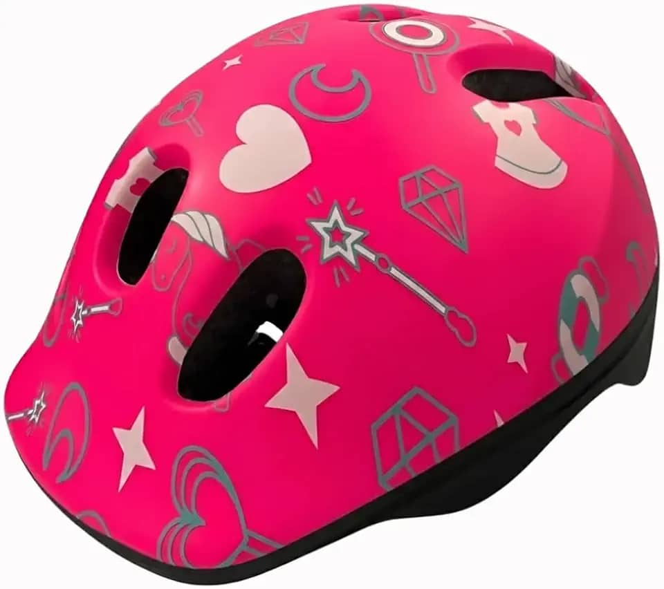 CAP. CICLISMO BABY UNICORNIO ROSA FOSCO C/REGULADOR