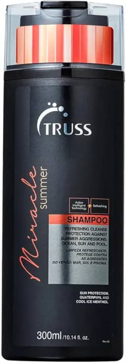 Truss Shampoo Miracle Summer | Proteção UV e Térmica | Cabelos Coloridos | 300ml