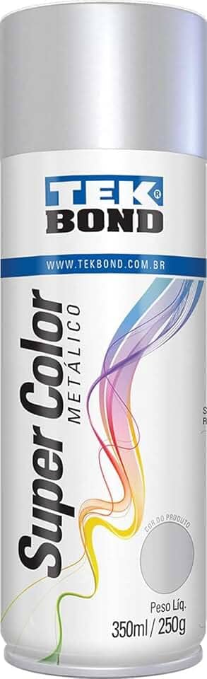 Tinta Aerossol Prata Metálica 350ml/250g