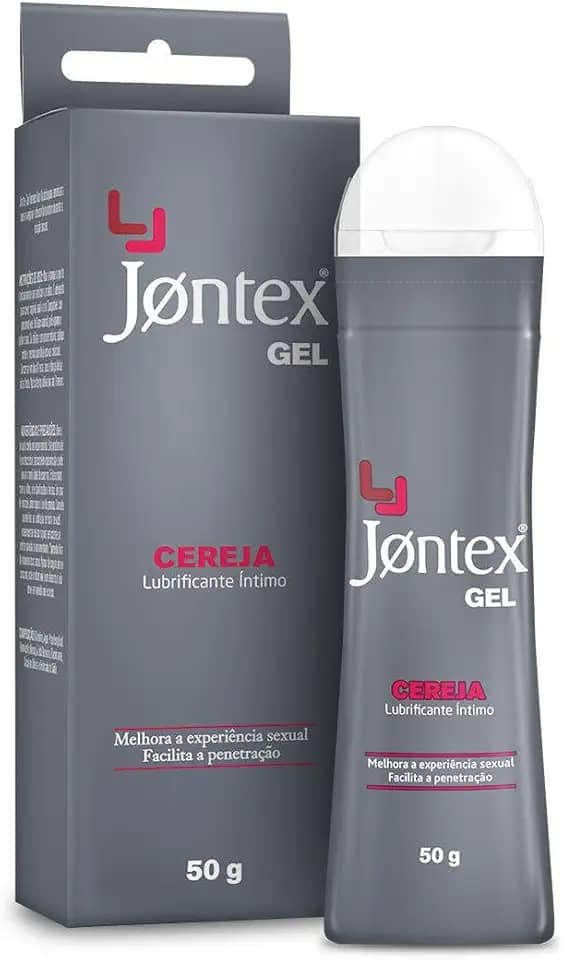 Gel Lubrificante Íntimo Jontex Sabor Cereja 3 em 1-50g