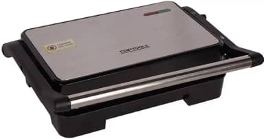 Sanduicheira Elétrica Grill, 1000W, 127V, Inox, 27x24x8cm, Plástico ABS e Aço de Carbono