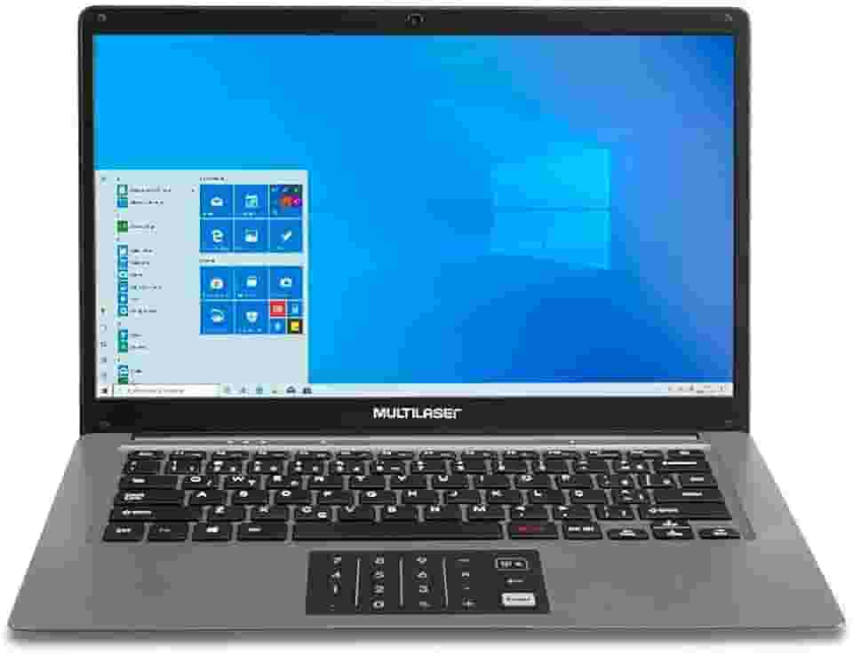 Notebook Multilaser Legacy Cloud 14 Pol. 2GB 32GB W10 Cinza - PC131
