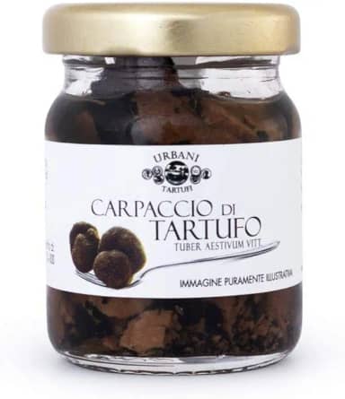 CARPACCIO DI TARTUFO TRUFAS NEGRAS EM LASCAS URBANI 25G