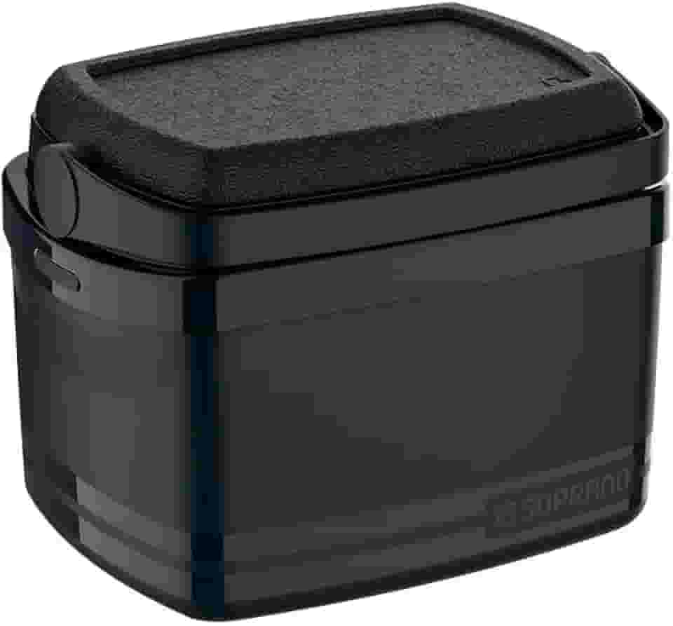Caixa Térmica Tropical 5L, Soprano, Preto, Pequeno