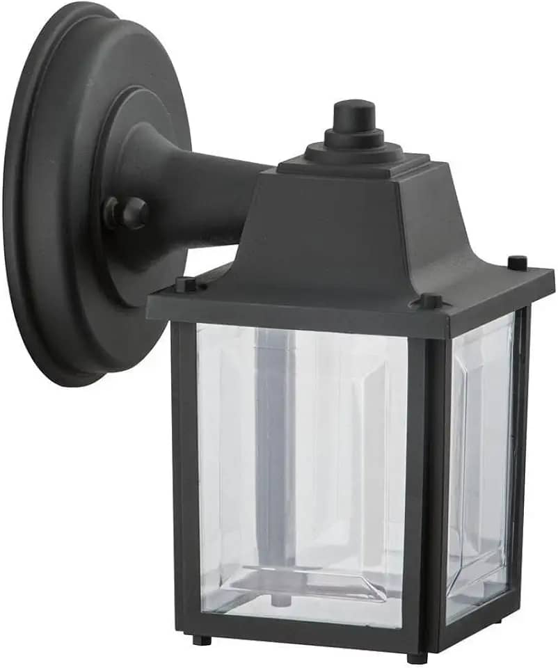 Arandela Vintage Externa Retro Parede Colonial Preta alz17